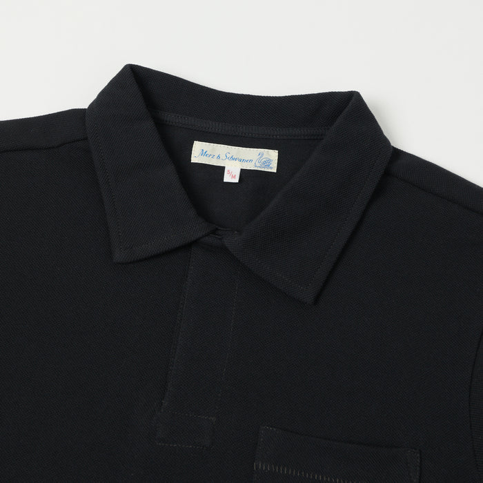 Merz b. Schwanen 'The Originals' 2PKPL Pocket Polo Shirt - Charcoal