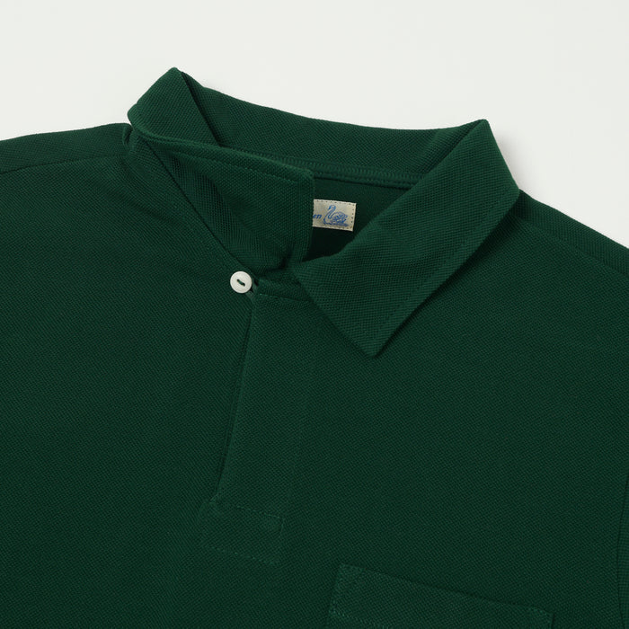 Merz b. Schwanen 'The Originals' 2PKPL Pocket Polo Shirt - Classic Green