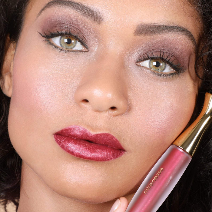 MIRENESSE LIP 4.3g / 0.15oz / 4 Divine Metallic Matte 12hr Liquid Lip 4. Divine - Kiss Proof