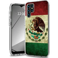Mandotos Mexico flag S23 Ultra hybrid phone case with durable protection and vibrant flag design.