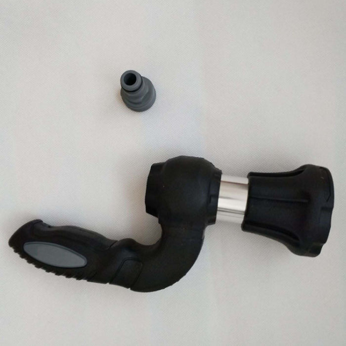 Ancient Energy Mighty Power Hose Blaster Nozzle for lawn, garden, and car washing, showcasing a durable garden hose nozzle in use