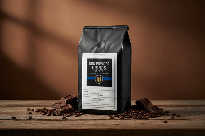 Gun Powder Grinds Mocha with dark chocolate