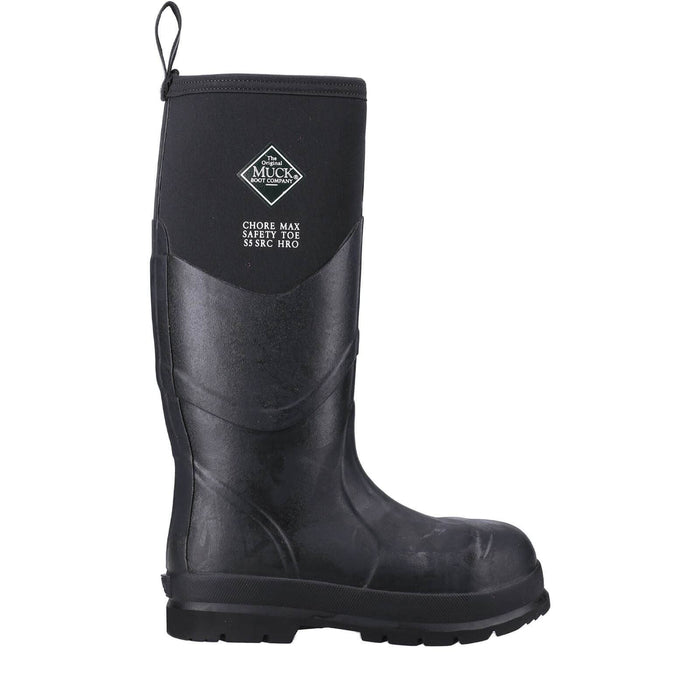 Muck Boots Chore Max S5 Rubber Black Wellington Boots