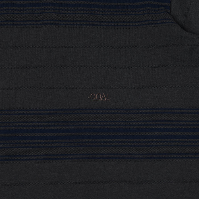 Nanamica Classic Striped T-Shirt - Charcoal