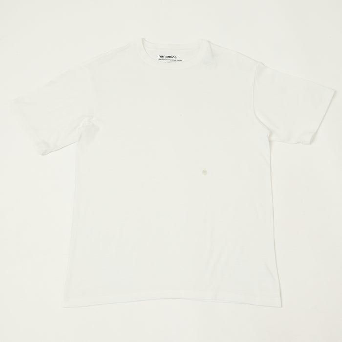Nanamica Loopwheel Coolmax Jersey T-Shirt - White