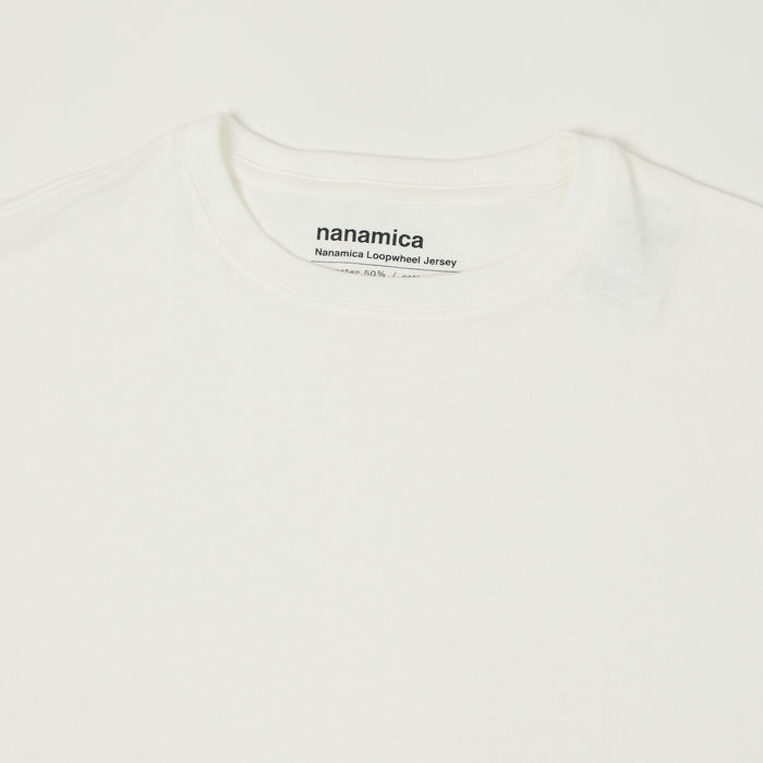 Nanamica Loopwheel Coolmax Jersey T-Shirt - White