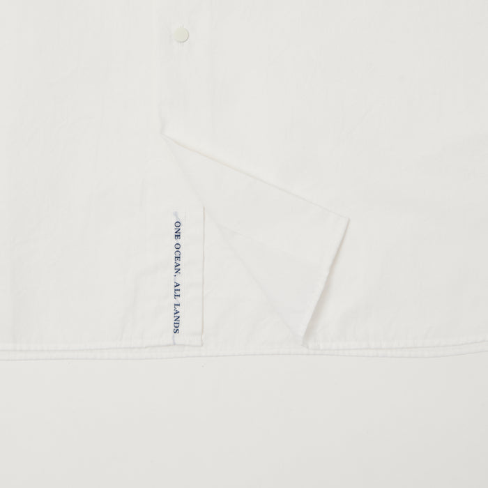 Nanamica Short Sleeve Wind Shirt - Off White