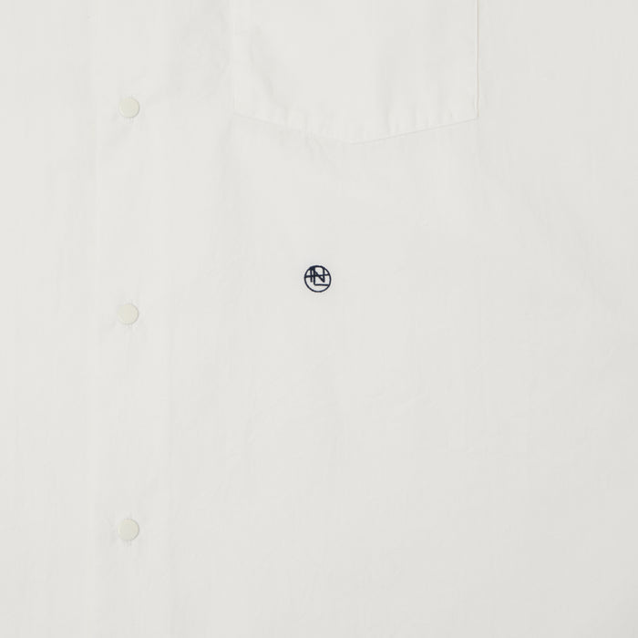 Nanamica Short Sleeve Wind Shirt - Off White