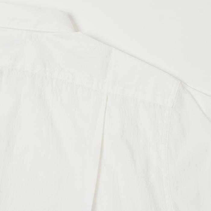 Nanamica Short Sleeve Wind Shirt - Off White