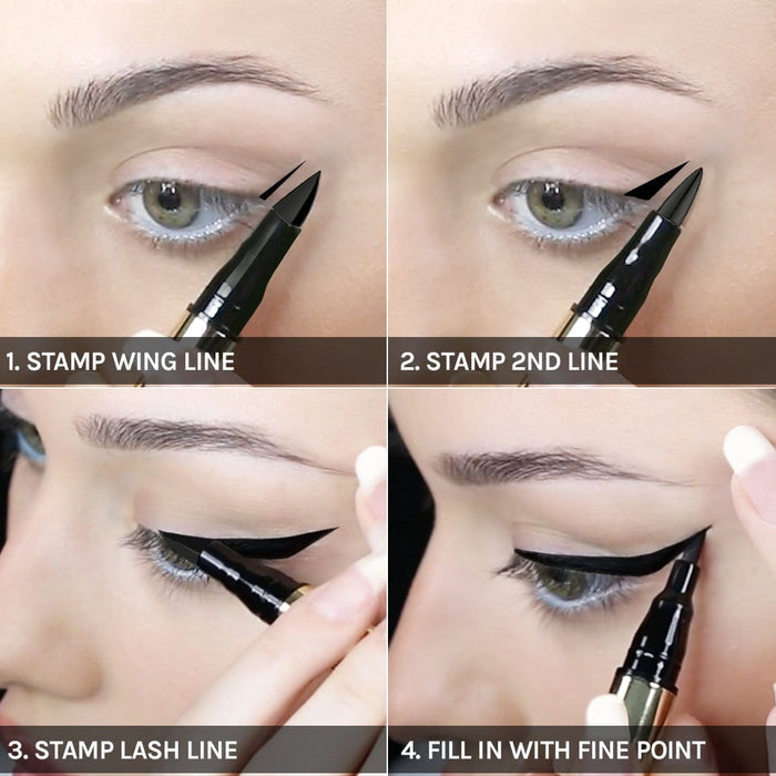 MIRENESSE PACK EYE Natural - Easy False Lashes & 4D Wing Stamp Liner