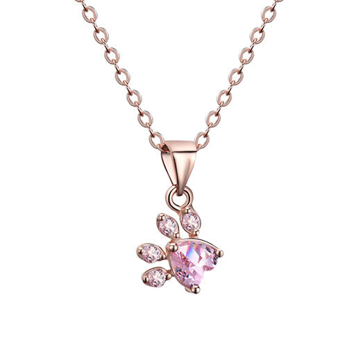 Rose gold necklace
