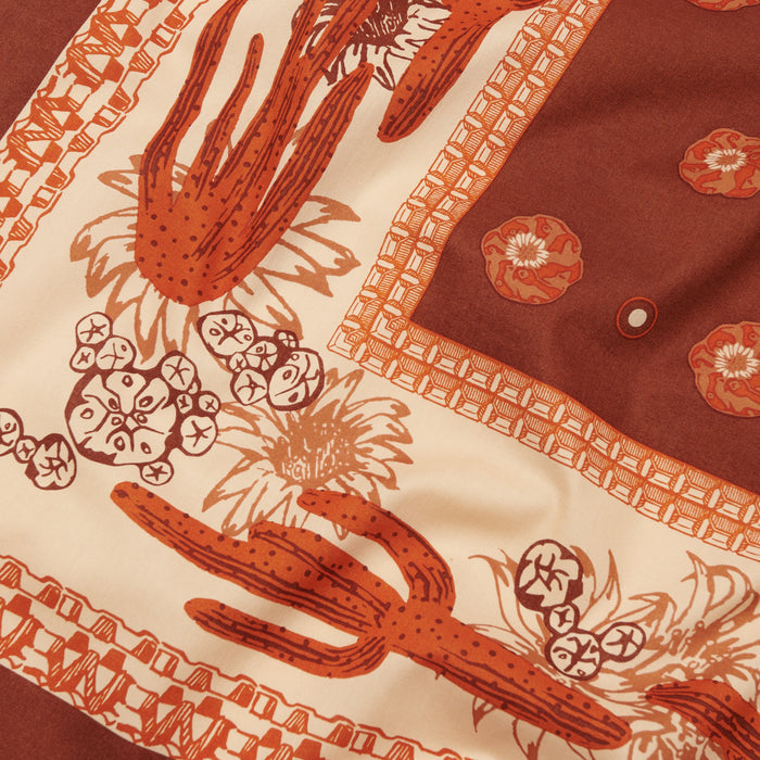 One Ear Brand 'Hikuri' (Cactus) Bandana - Gingerbread