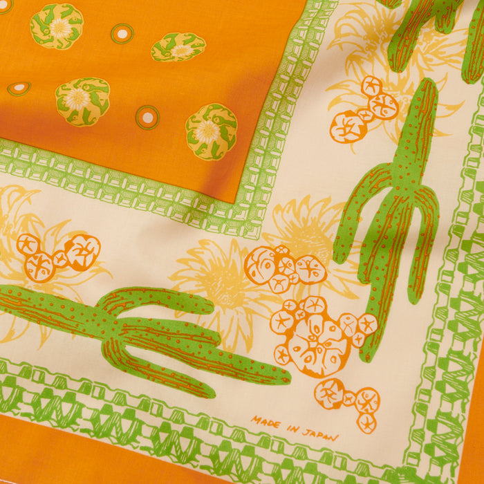 One Ear Brand 'Hikuri (Cactus)' Bandana - Poppy