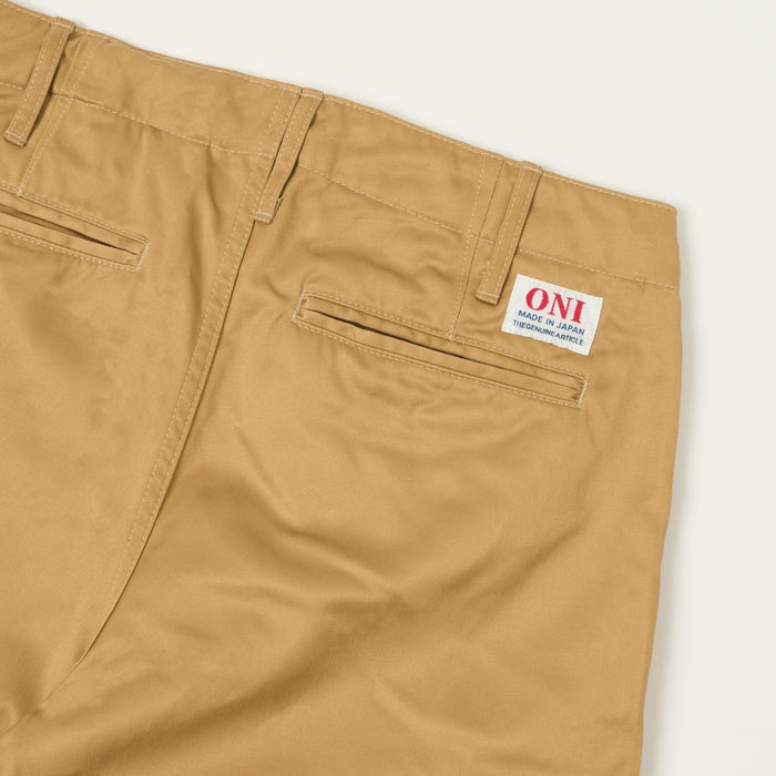 ONI Denim 747-WP Slim Straight 'West Point' Chino - Khaki