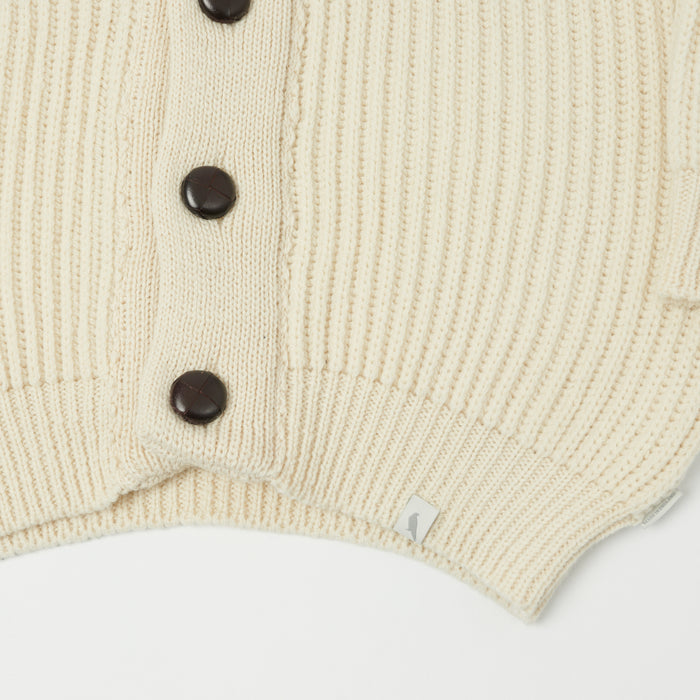 Peregrine Wilkinson Shawl Collar Cardigan - Ecru