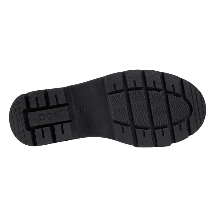 Pod Irene Faux Leather Youth Black Shoes