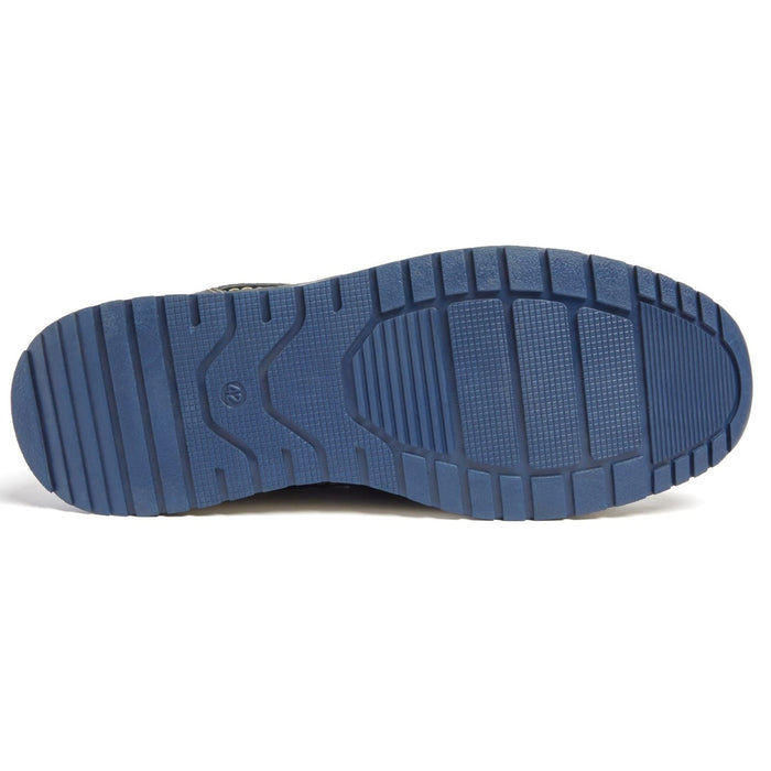 Pod Sean Leather Men's Navy Boat Shoes