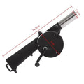 Mandotos portable BBQ blower with ergonomic handle and adjustable airflow for easy outdoor grilling.