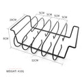 Portable Lamb Chop Grid Rack Courtyard Non-stick Grill