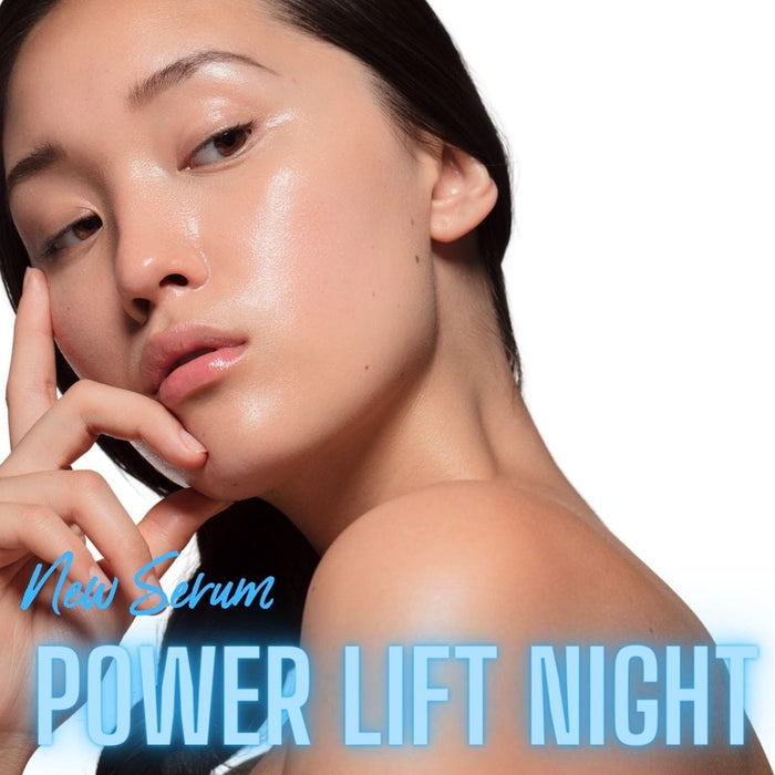 MIRENESSE SKINCARE 10g/ 0.35oz Power Lift Night Serum Mini- Snow Mushroom Vitamin C Algae Collagen