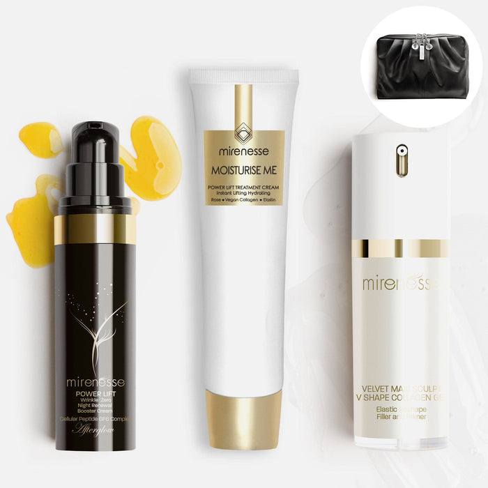 MIRENESSE PACK SKIN Power Lift + Sculpt Collagen Smooth + Boost Tired Skin 4pce