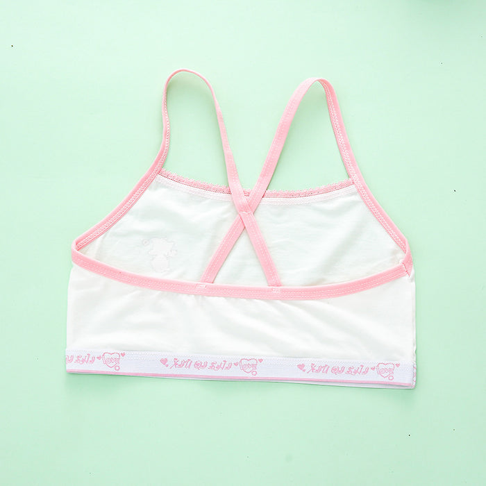 Ancient Energy girls' sports underwear vest for primary school students, lightweight and comfortable children's undergarment.