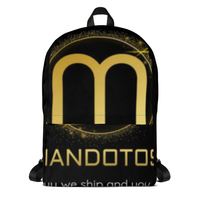 Mandotos Printed Daily Pack backpack with colorful design, adjustable straps, and multiple compartments for everyday use.