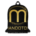 Mandotos Printed Daily Pack backpack with colorful design, adjustable straps, and multiple compartments for everyday use.