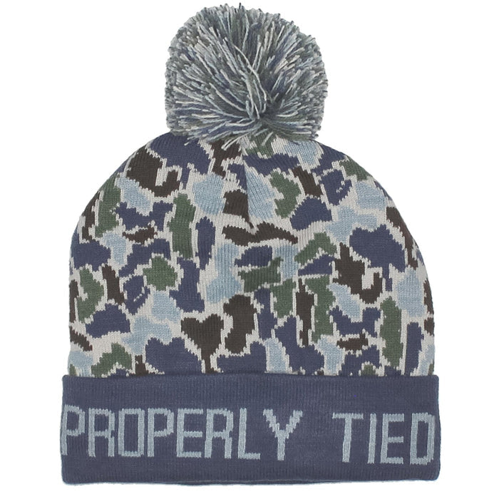 Properly Tied Boys Breck Beanie Terra Camo