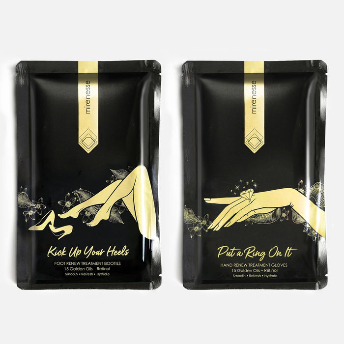 MIRENESSE PACK SKIN Ready To Party Active Hand + Foot Renew Duo
