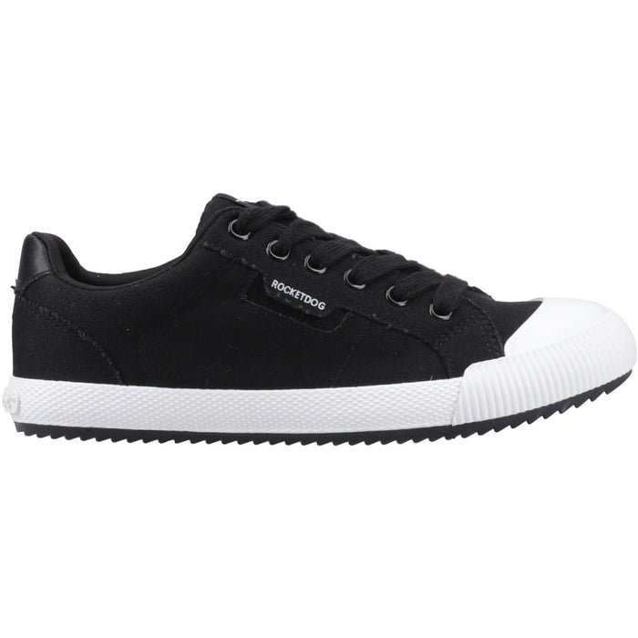 Rocket Dog Cheery Low Cotton Women's Black Trainers