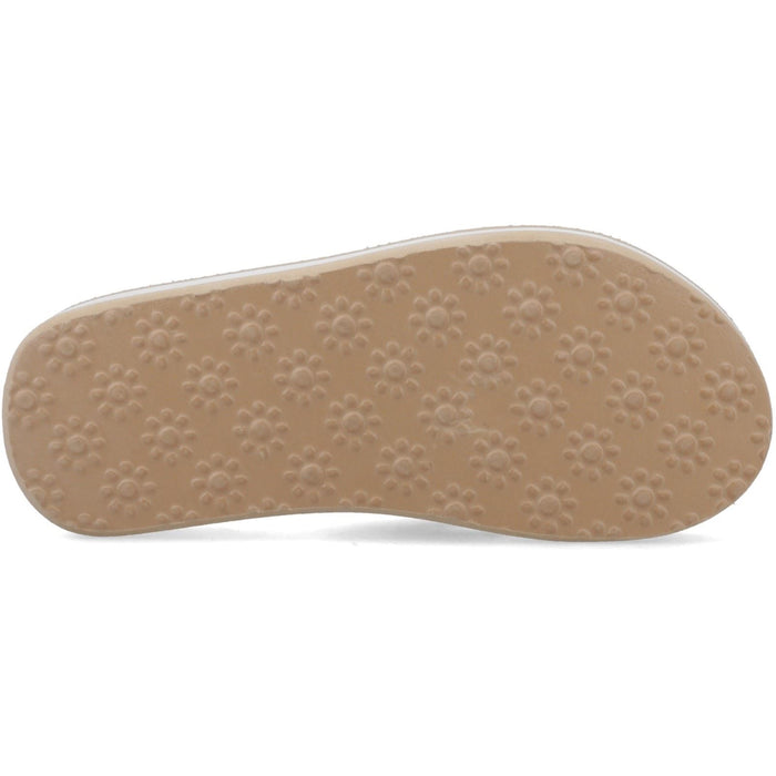 Rocket Dog Monica Nylon PU Textile Women's Tan/Off White Flip Flops