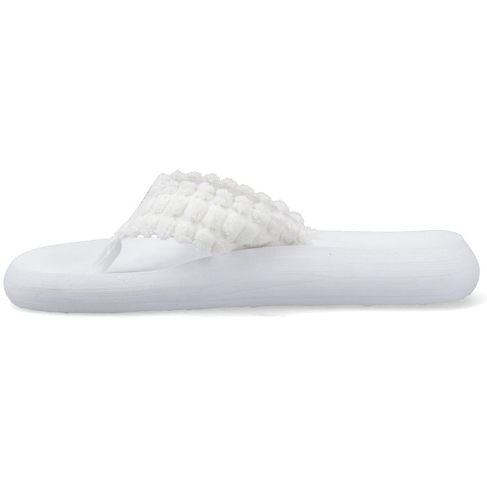 Rocket Dog Spotlight Atom Textile Women's White Flip Flops