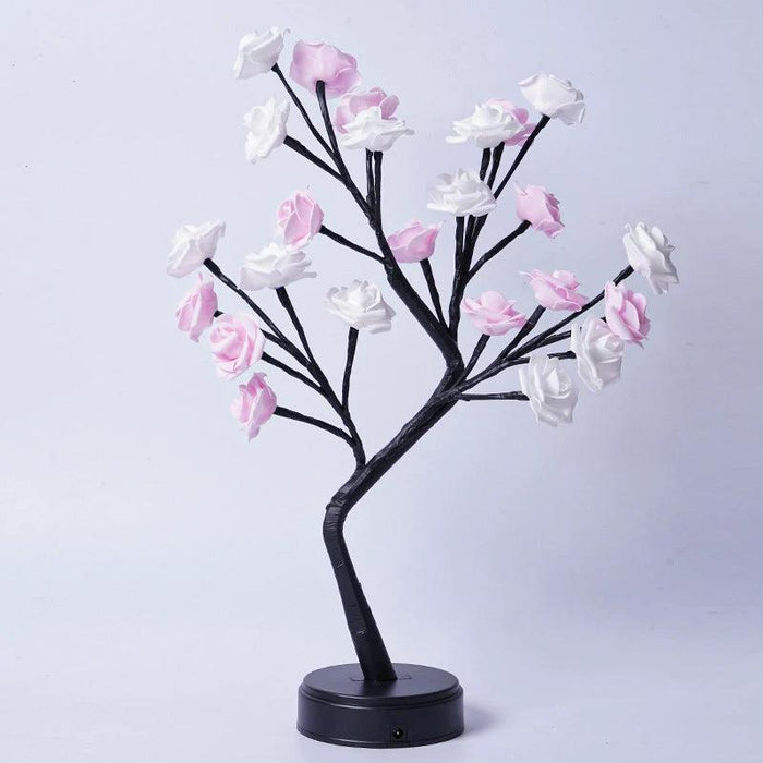 White Pink Rose / Usb Plug In