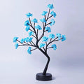 Mandotos Rose Flower Tree USB Fairy Desk Night Light lamp with floral design and soft illumination for cozy lighting.
