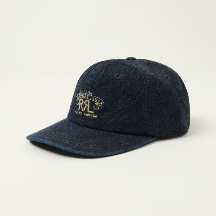 RRL Denim Baseball Cap - Blue