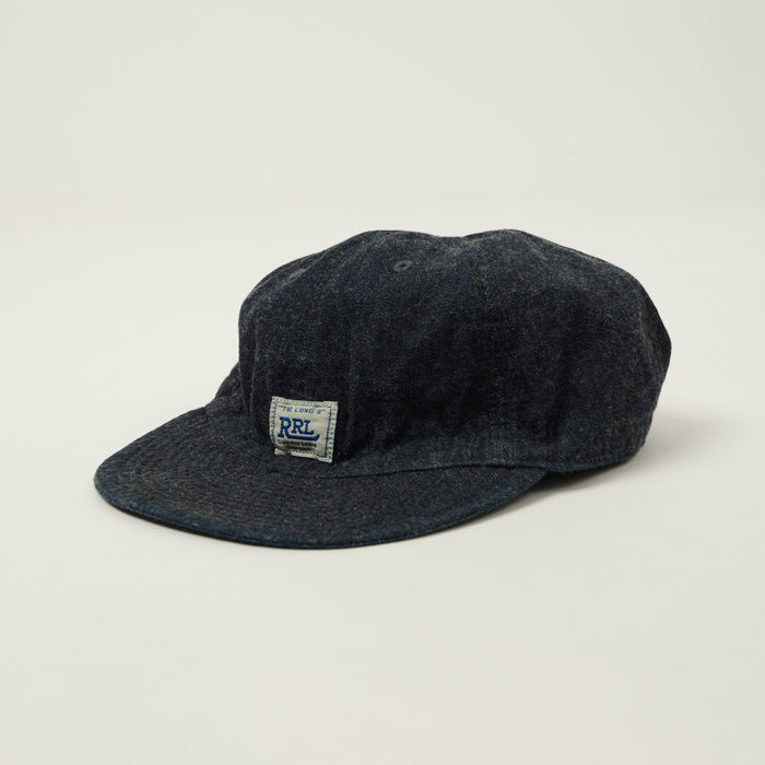 RRL Denim Service Cap - Indigo