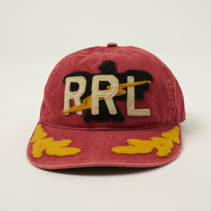 RRL 'Logo-Appliquéd' Twill Ball Cap - Red