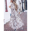 Mandotos Safari Chic Kimono with animal print, lightweight fabric, and relaxed fit, perfect for stylish casual wear.