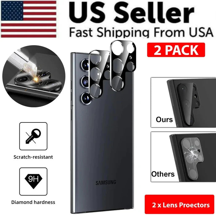 2x Camera Lens Protector / For Samsung Galaxy S22 Plus