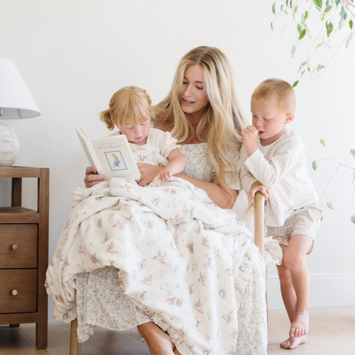 Saranoni Peter Rabbit™ Bamboo Rayon Muslin/Lush Blankets