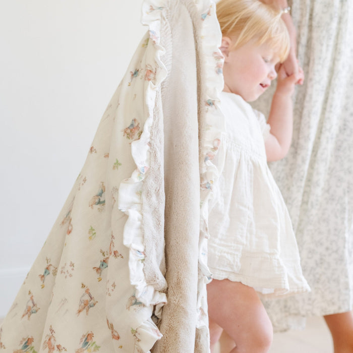 Saranoni Peter Rabbit™ Bamboo Rayon Muslin/Lush Blankets