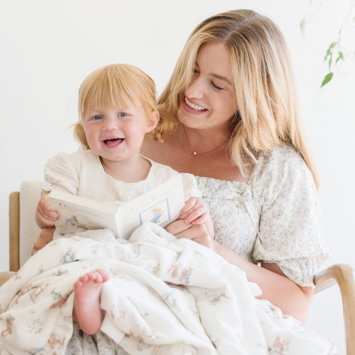 Saranoni Peter Rabbit™ Bamboo Rayon Muslin/Lush Blankets
