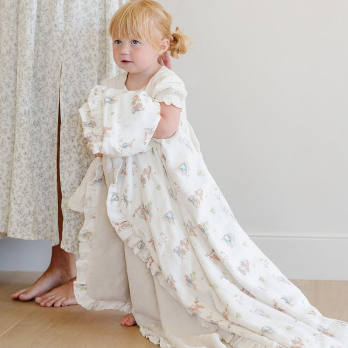 Saranoni Peter Rabbit™ Bamboo Rayon Muslin/Lush Blankets