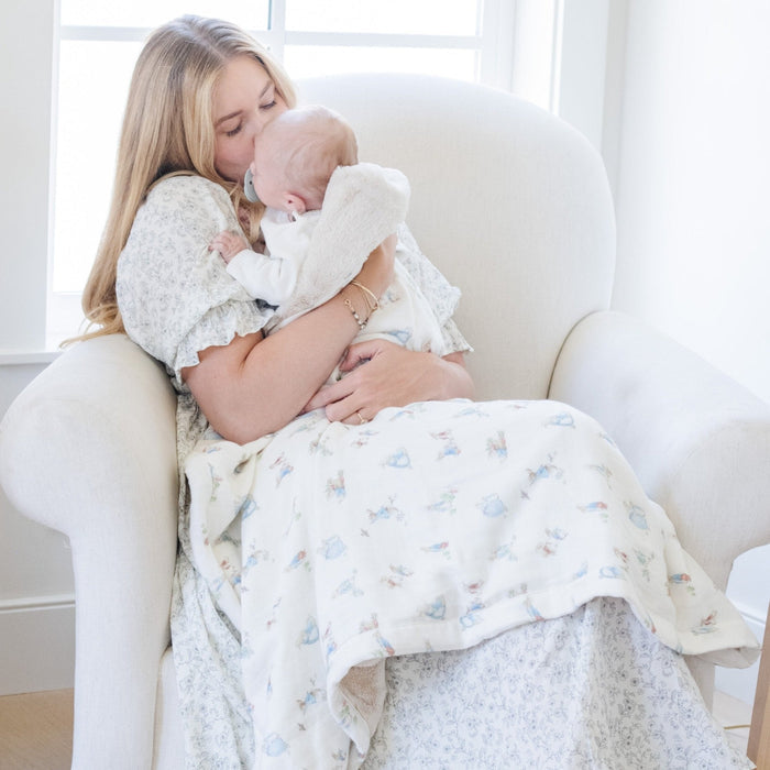 Saranoni Peter Rabbit™ Bamboo Rayon Muslin/Lush Blankets