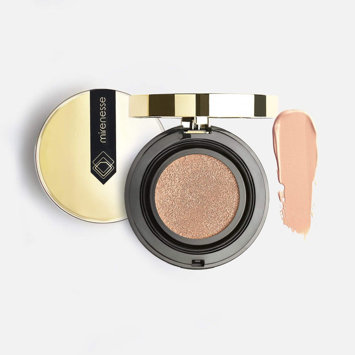 MIRENESSE FOUNDATION 10 Collagen Cushion Compact Foundation- Winner Best Foundation(round)