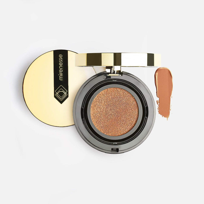 MIRENESSE FOUNDATION 10 Collagen Cushion Compact Foundation- Winner Best Foundation(round)