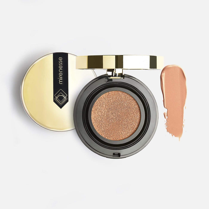 MIRENESSE FOUNDATION 10 Collagen Cushion Compact Foundation- Winner Best Foundation(round)