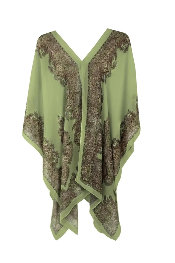 Mandotos Sea Breeze Wrap showing lightweight, airy fabric with a soft, flowing design perfect for warm weather.