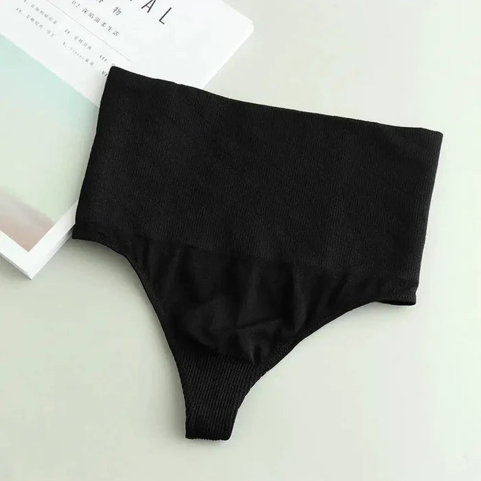 Mandotos seamless thong for women, made of soft, stretchy fabric, shown in a neutral color with smooth, comfortable fit.